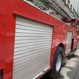Aluminum Rolling Shutter Door Red And White For Fire Fighting Truck